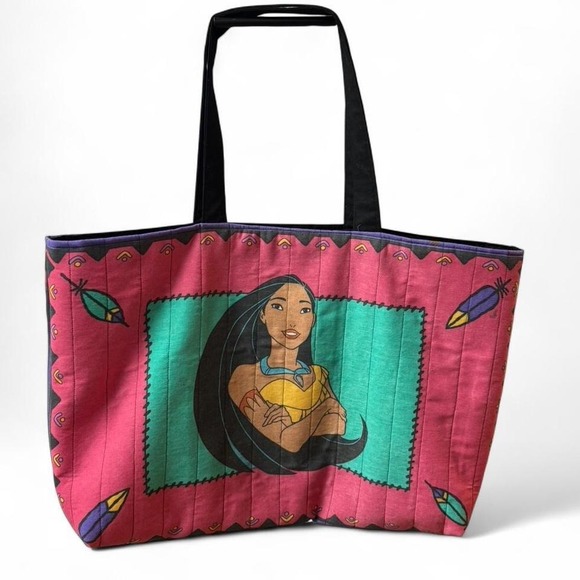 Vintage upcycled handmade Disney Pocahontas tote bag - Picture 8 of 8